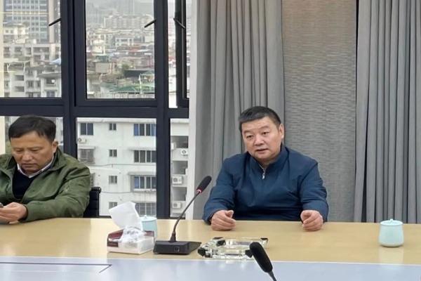 麗水市建設(shè)局黨組書記、局長鐘小松一行到浙江中立建設(shè)有限公司走訪